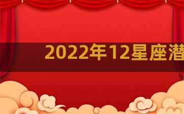 2022年12星座潜力