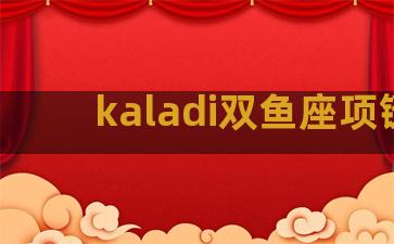 kaladi双鱼座项链