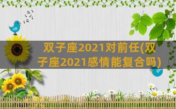 双子座2021对前任(双子座2021感情能复合吗)